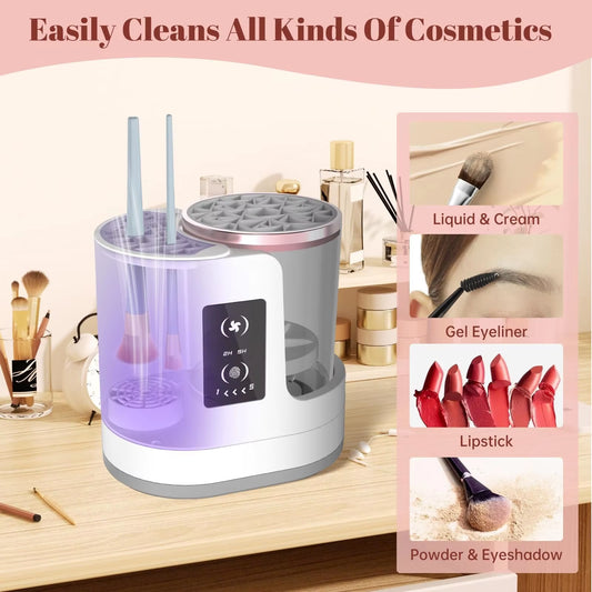 Automatic Makeup Brush Cleaner & Dryer – Deep Clean in Minutes