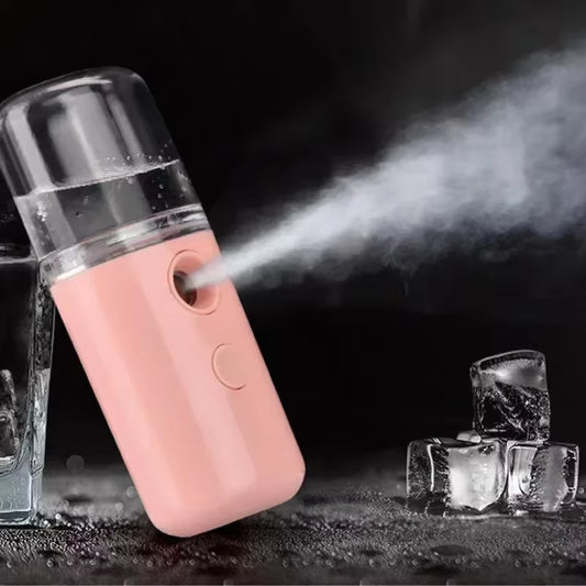 Portable Nano Facial Steamer and Humidifier - Rechargeable Hydrating Spray Device
