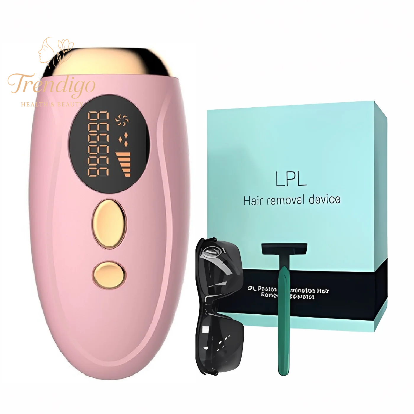 Advanced Portable IPL Laser Hair Removal Device - 999,999 Flashes for Pain-Free and Lasting Hair Elimination for Women's Body and Bikini Areas