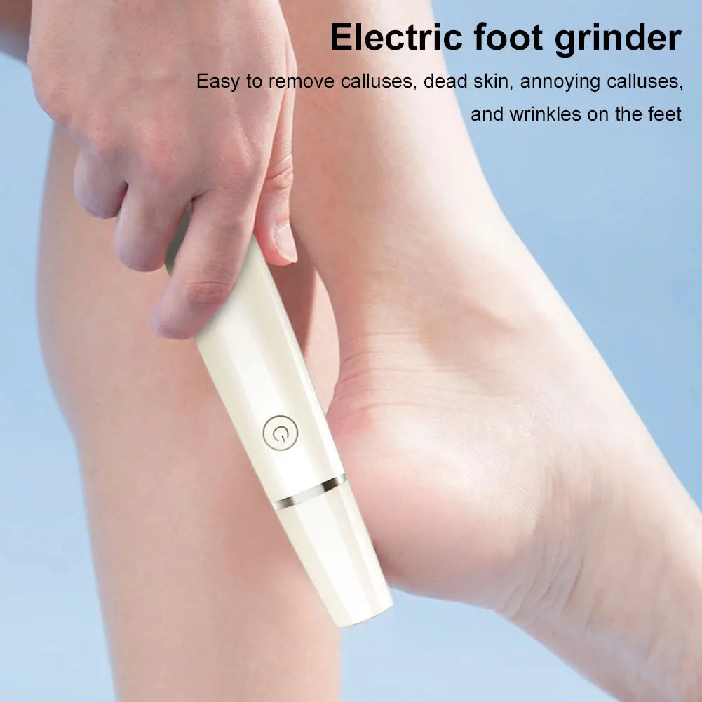 Rechargeable Waterproof Electric Callus Remover for Superior Pedicure Care of Dry, Cracked Skin