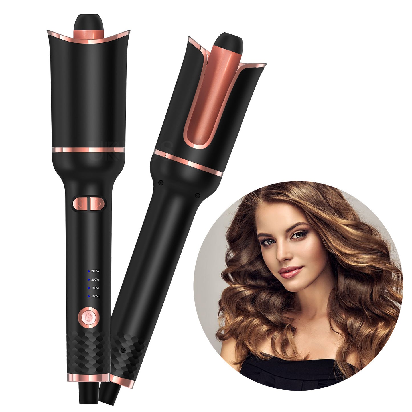Automatic Rotating Hair Curler with Negative Ion Technology