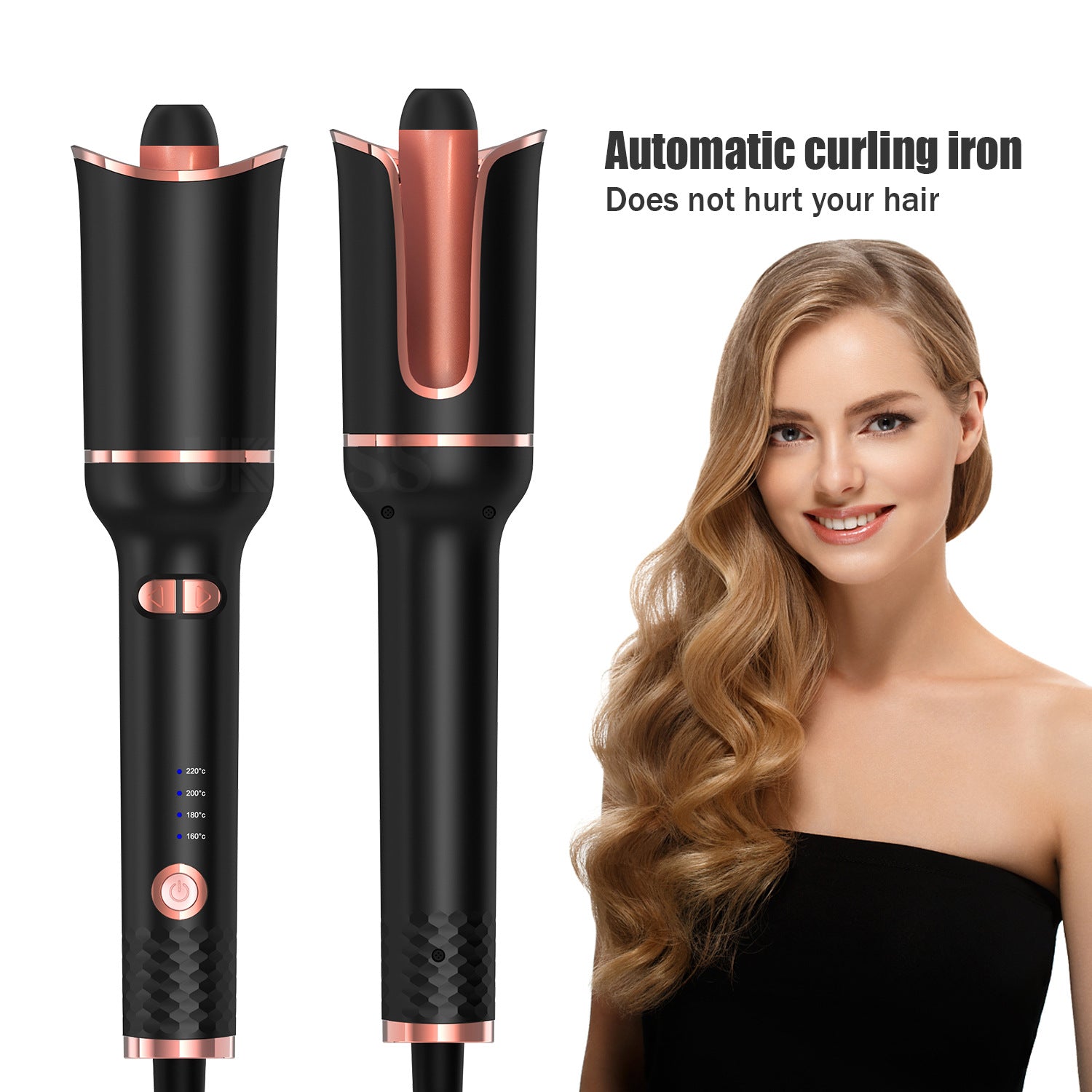 Automatic Rotating Hair Curler with Negative Ion Technology