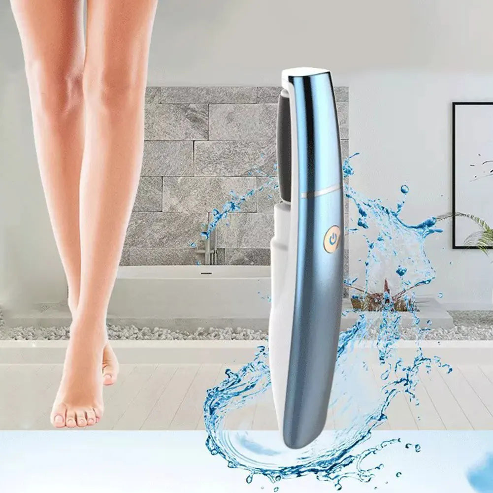 Rechargeable Waterproof Electric Callus Remover for Superior Pedicure Care of Dry, Cracked Skin