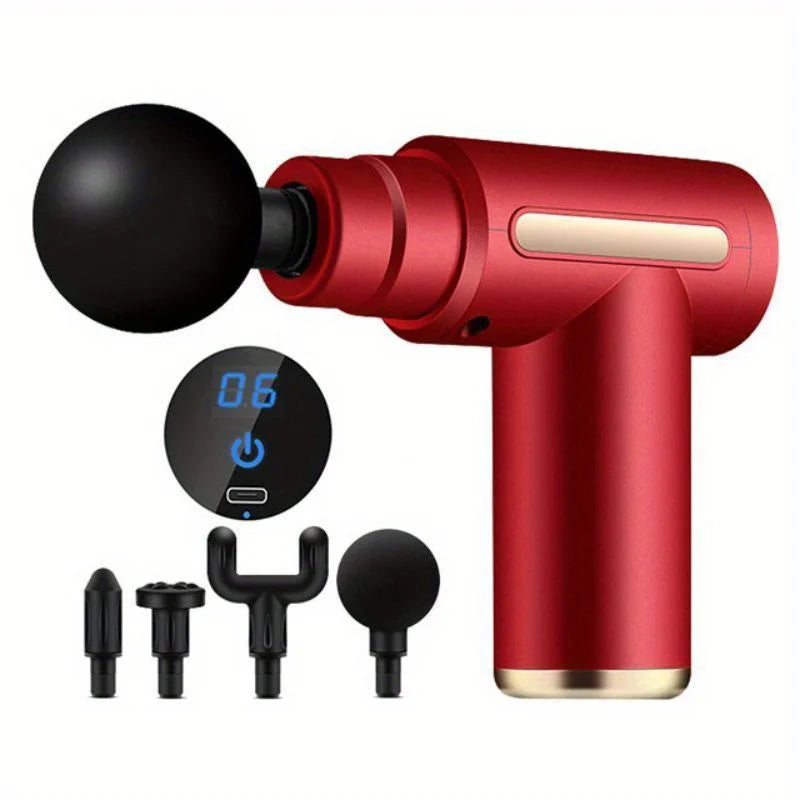 Mini Portable Fascia Massage Gun – Deep Tissue Percussion Massager