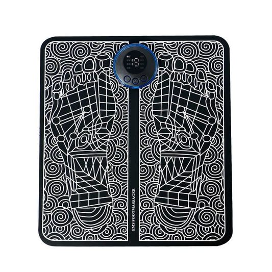 Advanced Multifunctional Foot Massage Pad with 8 Modes and 19 Intensity Levels for Fatigue Relief, USB Rechargeable