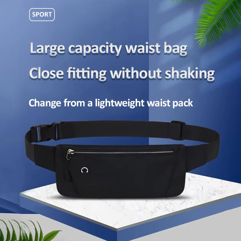 Lightweight Adjustable Running Waist Bag for Mobile Phones - Unisex Sports Belt Pouch