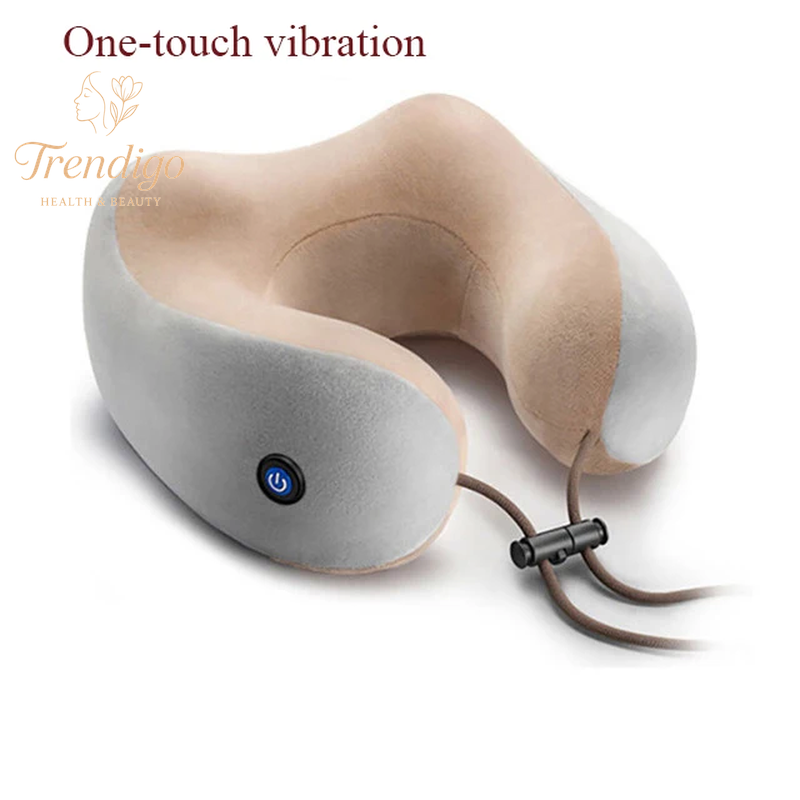 Multifunctional Portable U-Shaped Electric Neck and Shoulder Massager Pillow for Home and Travel Relaxation