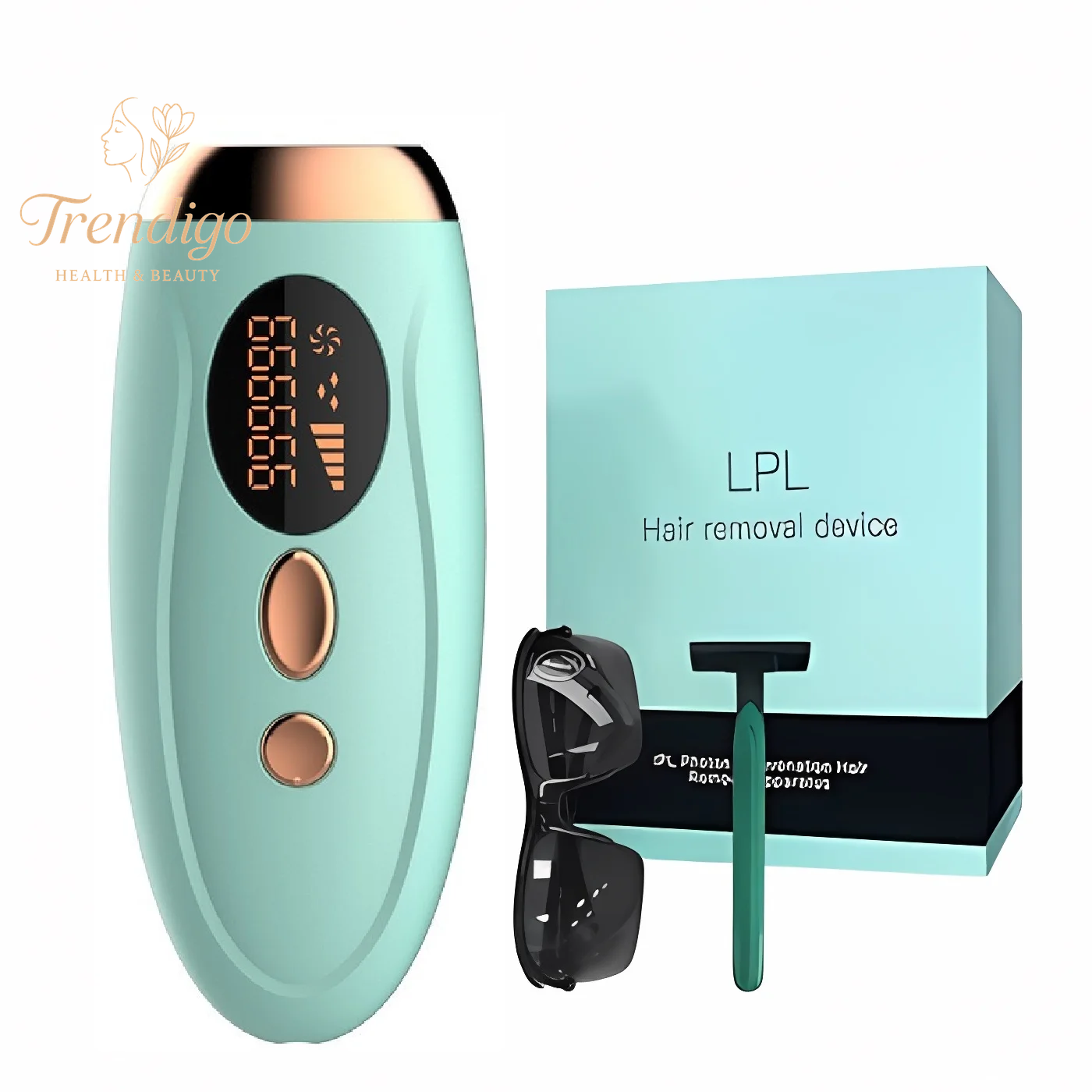Advanced Portable IPL Laser Hair Removal Device - 999,999 Flashes for Pain-Free and Lasting Hair Elimination for Women's Body and Bikini Areas